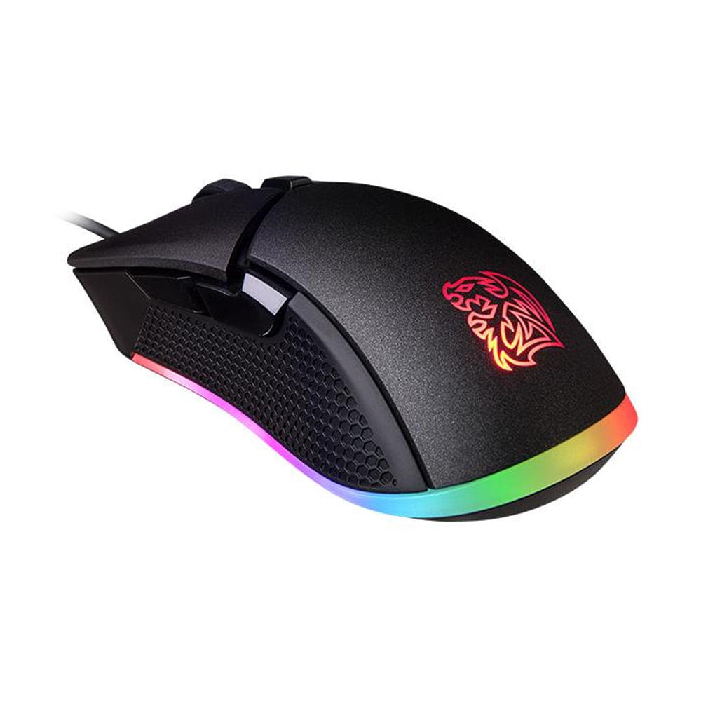 Mouse gamer Tt eSPORTS Iris RGB 5K - Alta precisión, 16.8 millones de colores, ergonómico y rápido