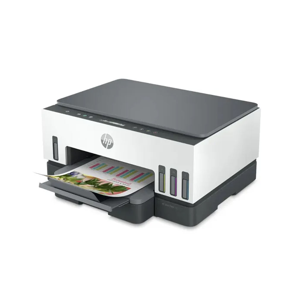 Impresora multifuncional HP Smart Tank 720, WiFi, Bluetooth, USB, ideal para hogar y oficina