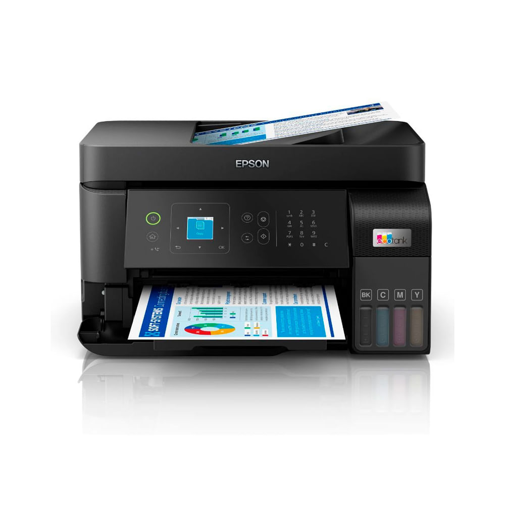 Epson EcoTank L5590: Impresora multifuncional color A4, Wi-Fi y USB, ideal para oficina