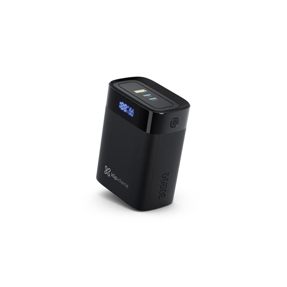 Batería Externa Power Bank 30000mAh 140W Klip Xtreme Carga Ultra Rápida Laptop Dispositivos USB-C