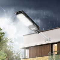 Reflector Solar 200W con 600 LEDs Luz Potente para Calles Parques y Exteriores