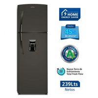 Refrigeradora Mabe 239LT No Frost RMA255FYPG Grafito