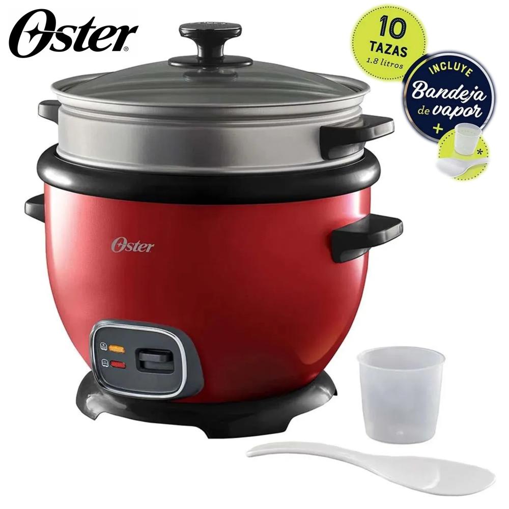 Olla Arrocera Multiusos 1.8 Lts Oster Antiadherente CKSTRC5731R Rojo