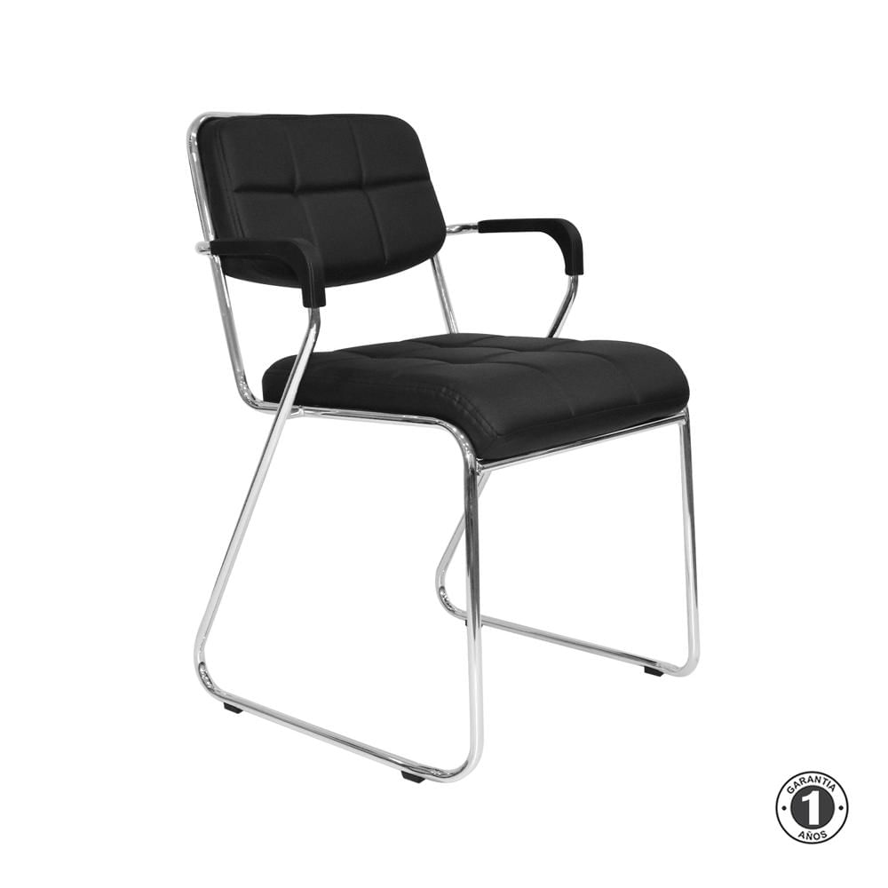 Silla Fija Jade Trineo Negro Althea Confort