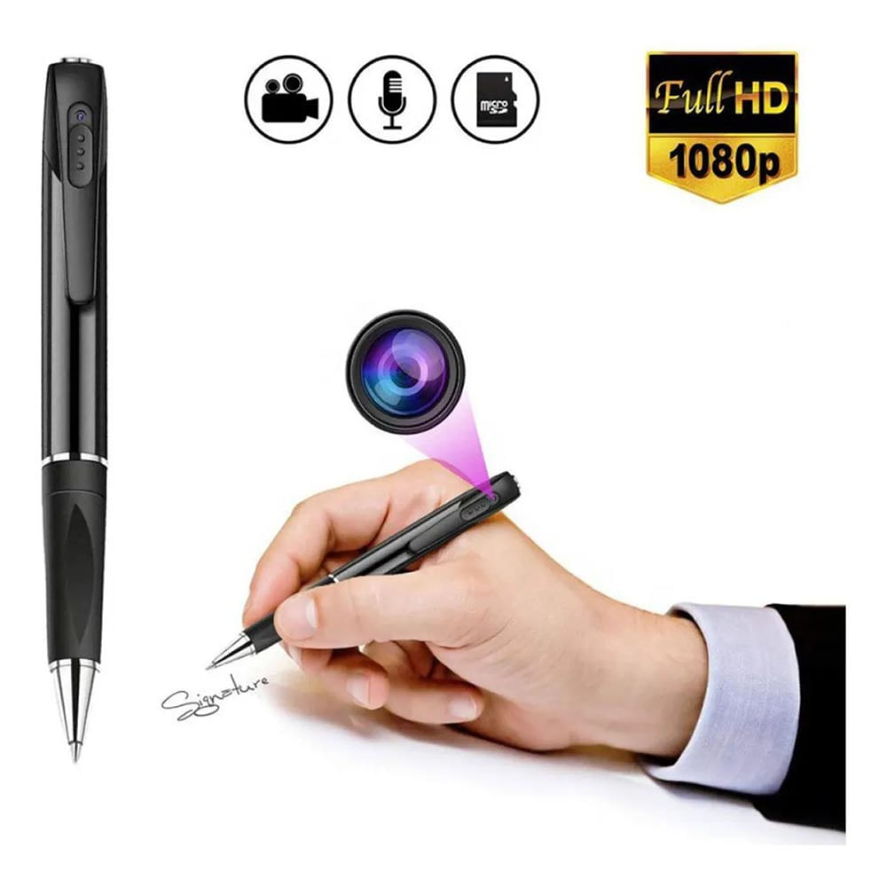 Lapicero Espía con Cámara Oculta W8 Doble Batería Full HD 1080P