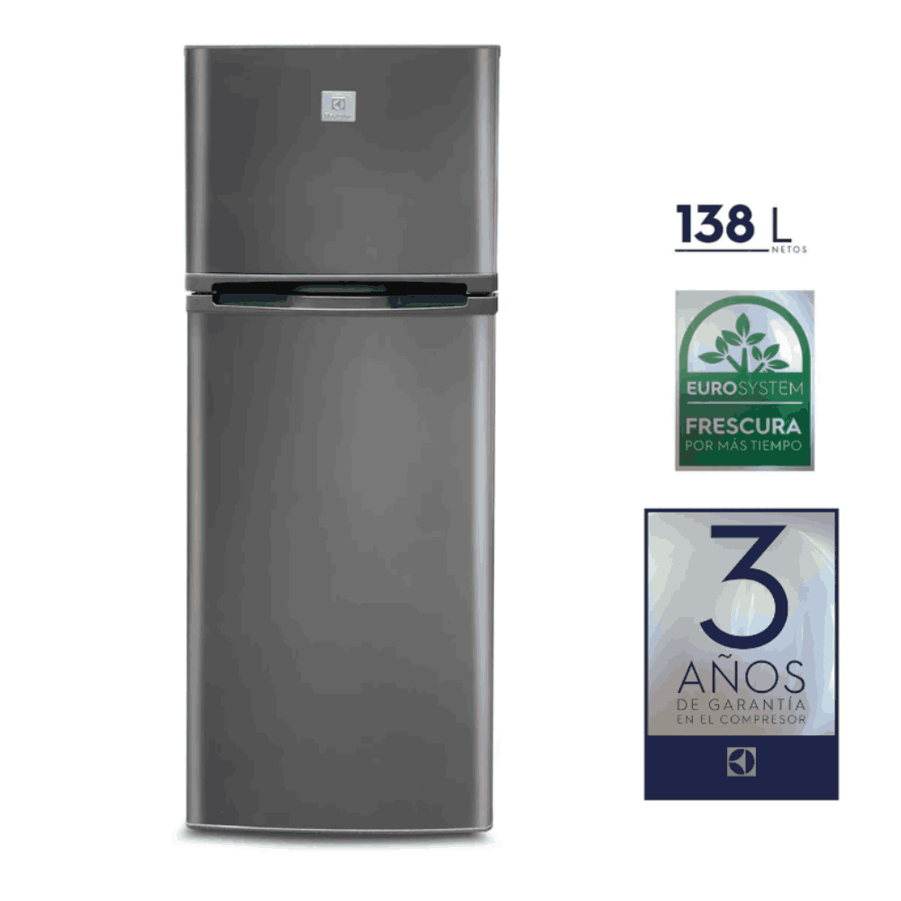 Refrigerador ELECTROLUX Frost Top Mount ERT18G2HNI 138L Silver