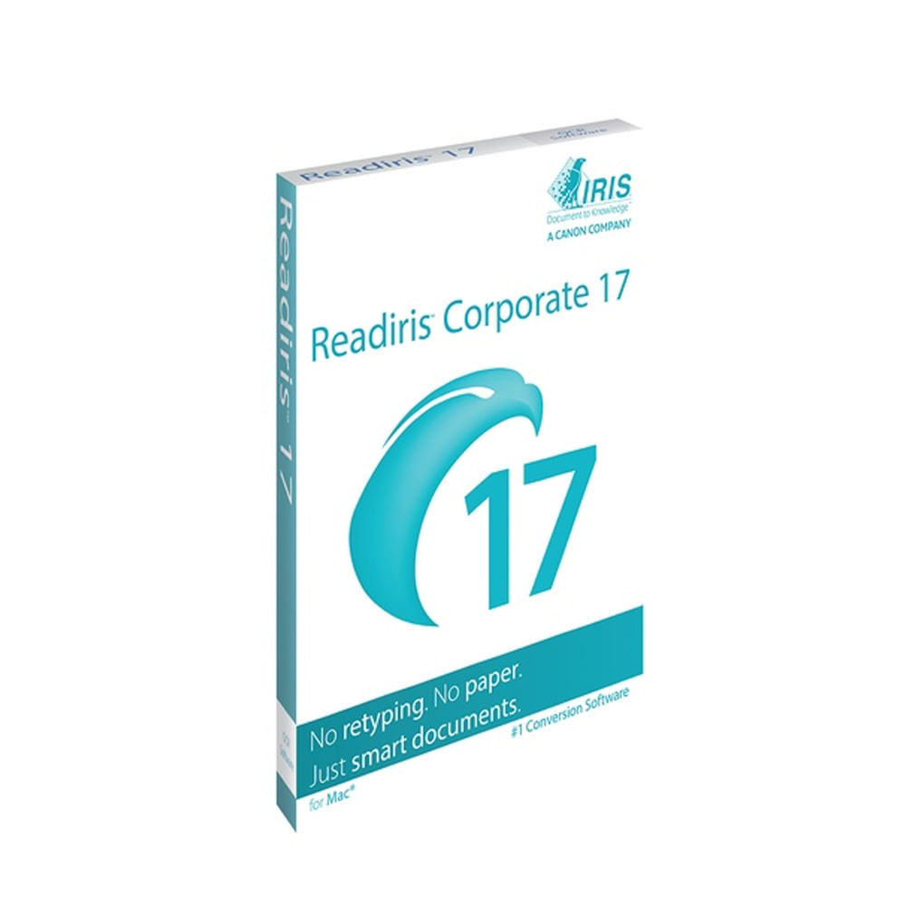Iriscan Readiris Corporate 17 - Vitalicia para Windows y Mac, Software de OCR Avanzado