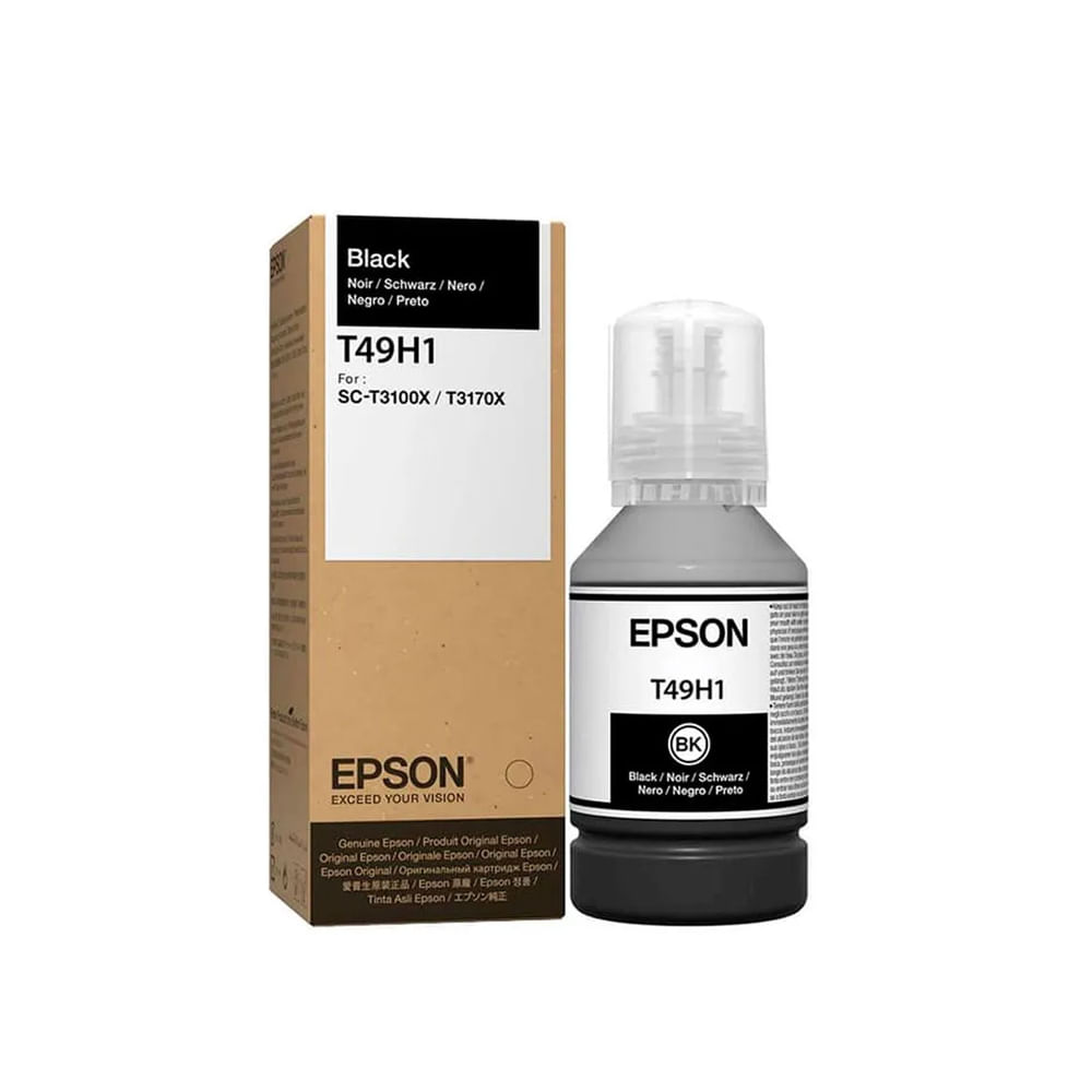 Tinta Epson T49H100 negra para impresoras: alta calidad y rendimiento confiable