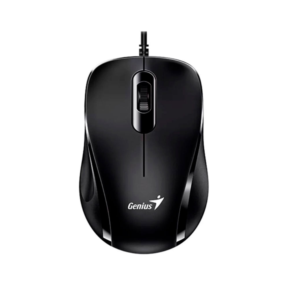 Mouse Genius DX-101 óptico 1200 DPI USB color negro, precisión y comodidad para tu PC