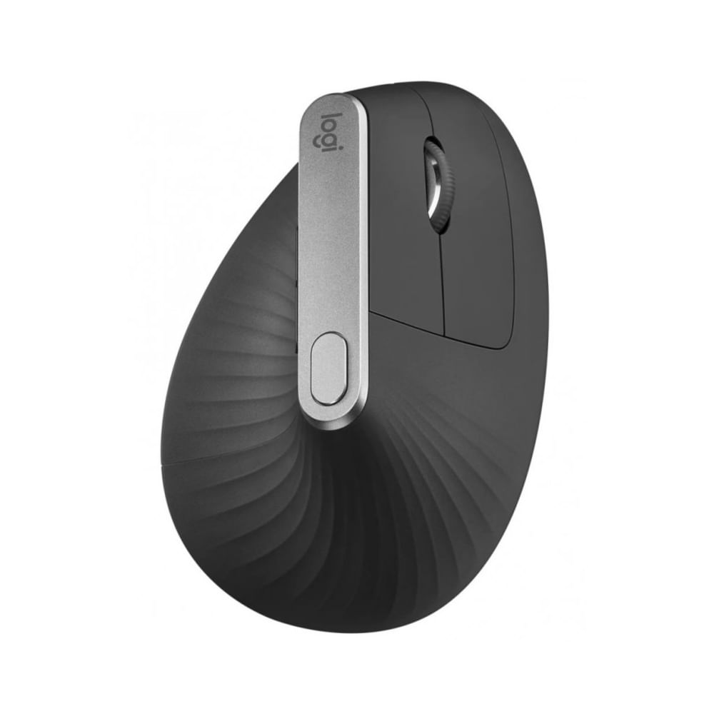 Mouse ergonómico Logitech MX Vertical inalámbrico Bluetooth USB-C en color negro - comodidad y prec