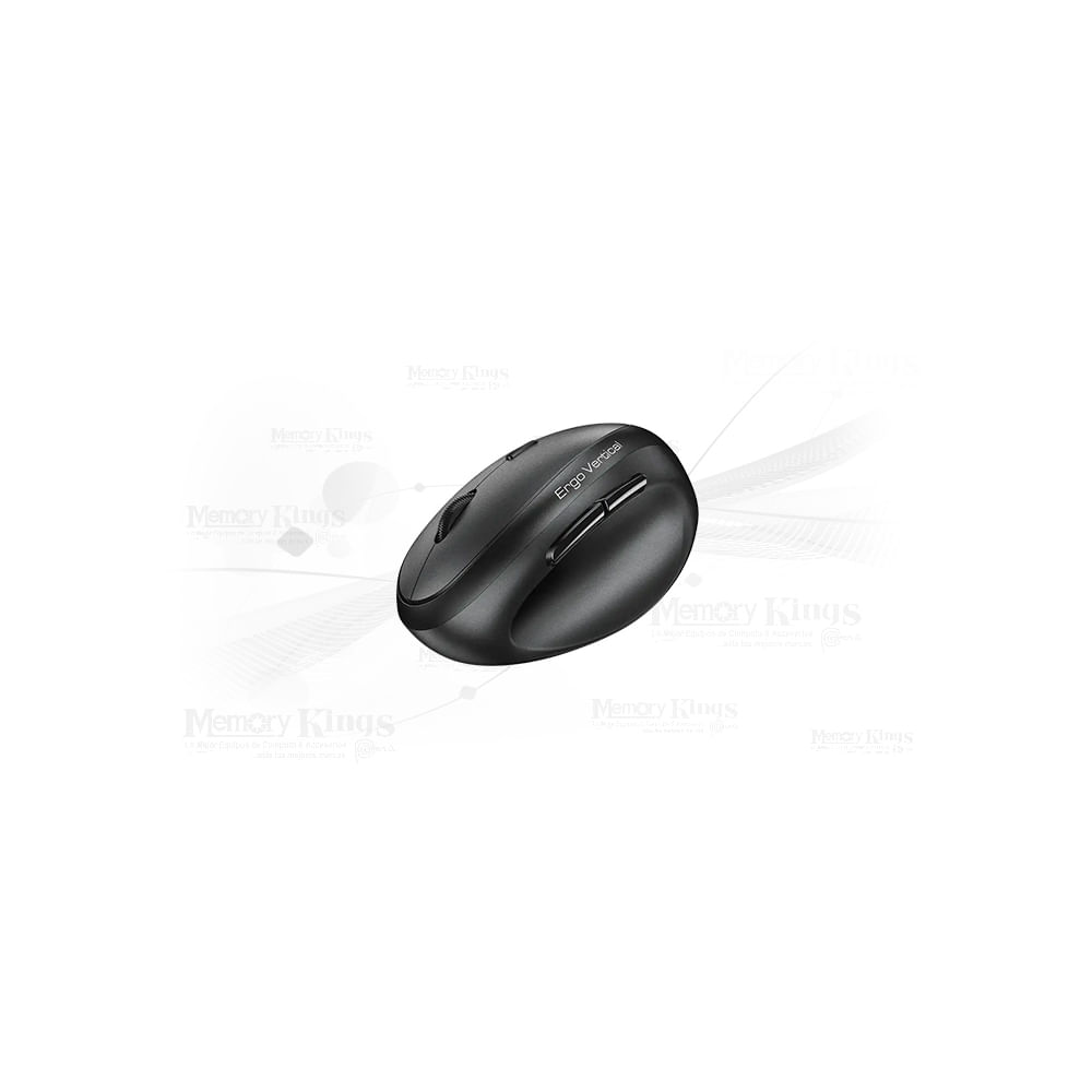 Mouse inalámbrico vertical Genius Ergo 8350S AI con Bluetooth, 6 botones y diseño ergonómico gris o