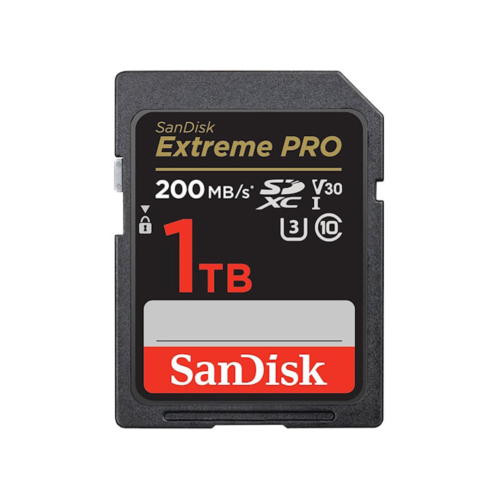 Tarjeta de memoria SanDisk Extreme Pro 1 TB - UHS-I U3, V30, SDXC para video 4K y fotografía