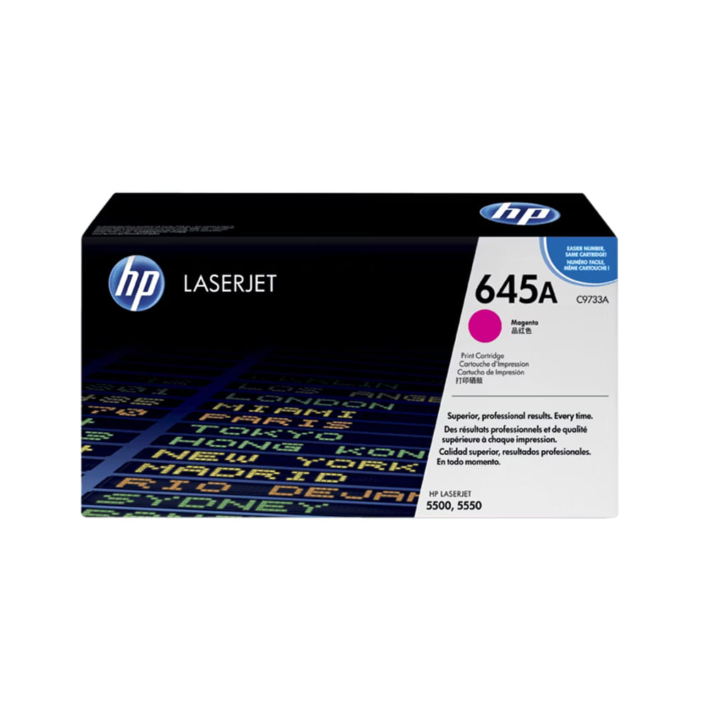 Cartucho de tóner HP 645A Magenta para LaserJet 5500/5550 - Calidad original y alto rendimiento