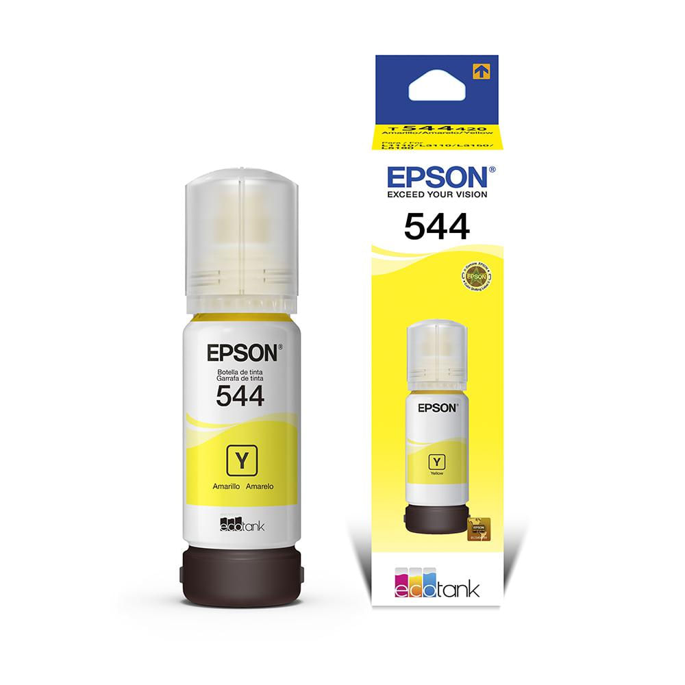 Tinta Epson T544420-Al Amarilla 65 ml para impresoras, calidad profesional en cada impresión