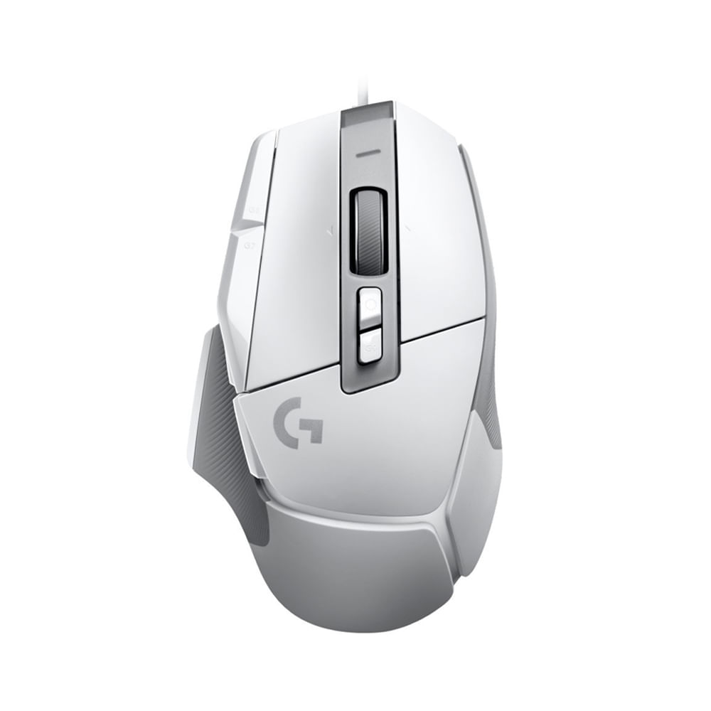 Mouse Logitech G502 X Hero Lightforce USB 25K DPI Blanco - Precisión y Ergonomía para Gamers