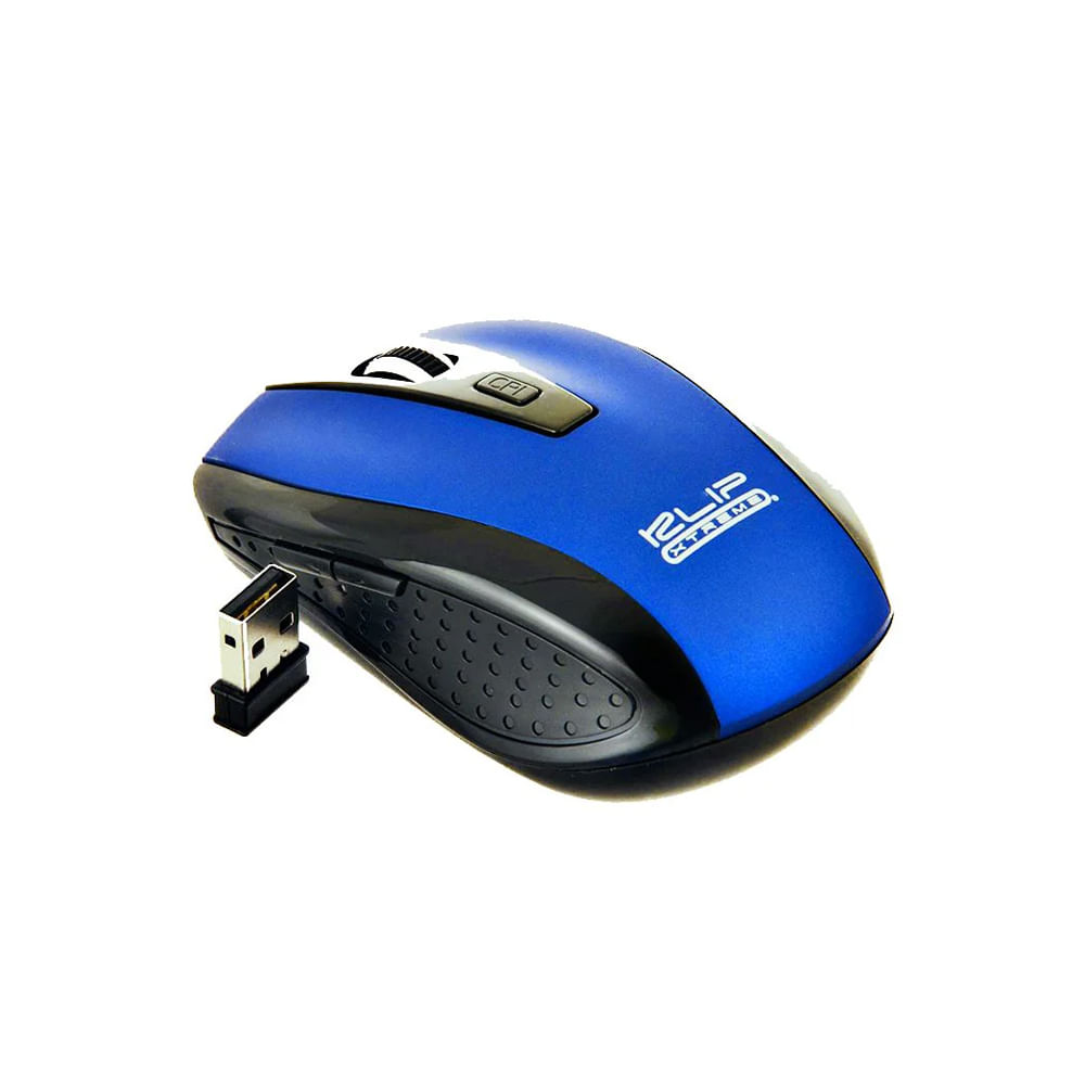 Ratón inalámbrico Klip Xtreme KMW-340, óptico 6 botones, diestro, 2.4 GHz, diseño ergonómico