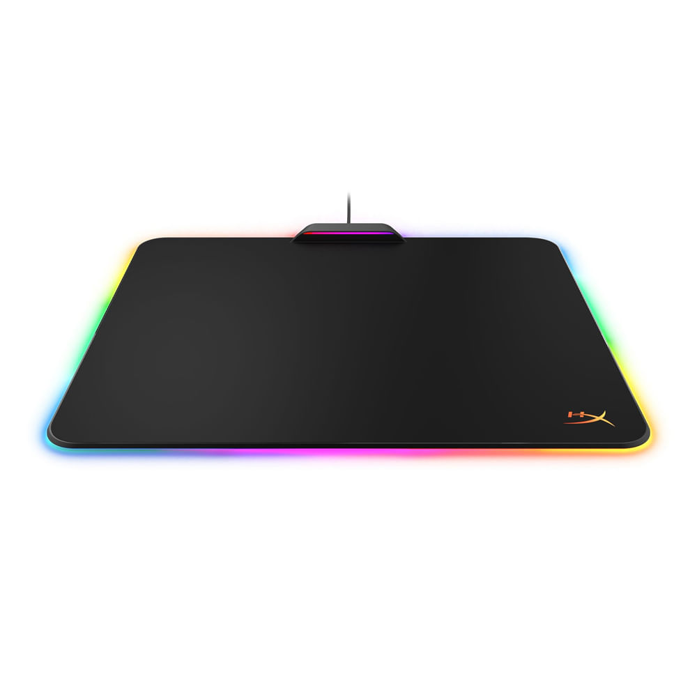 Mouse pad HyperX Fury Ultra RGB para gamers - Superficie suave, iluminación personalizable, tamaño