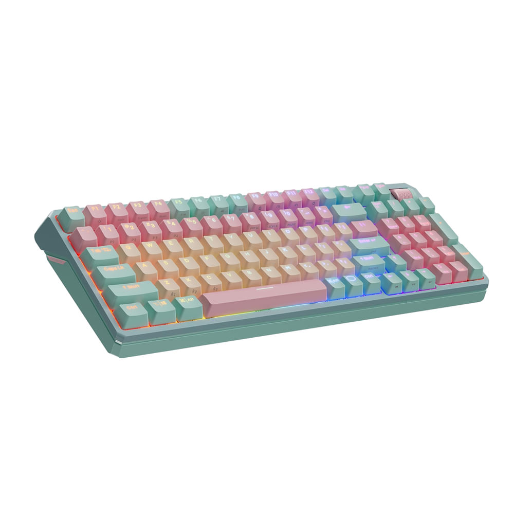 Teclado Cooler Master MK770 Gasket White para Gaming - Diseño Ergonómico y Conectividad USB
