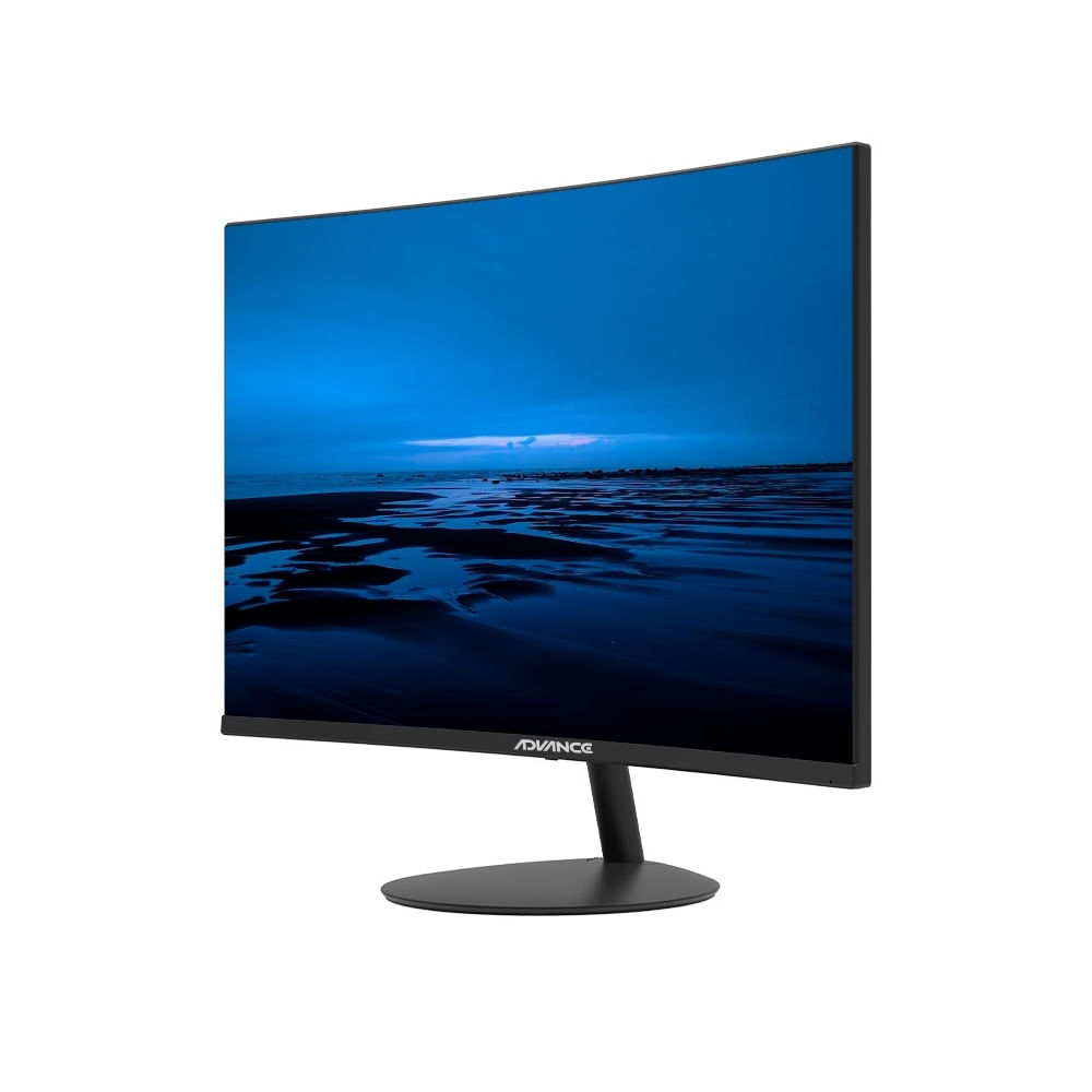 Monitor Curvo Advance Adv-2452S de 23.6"" FHD VA con HDMI y DP – Diseño envolvente y gran calidad de