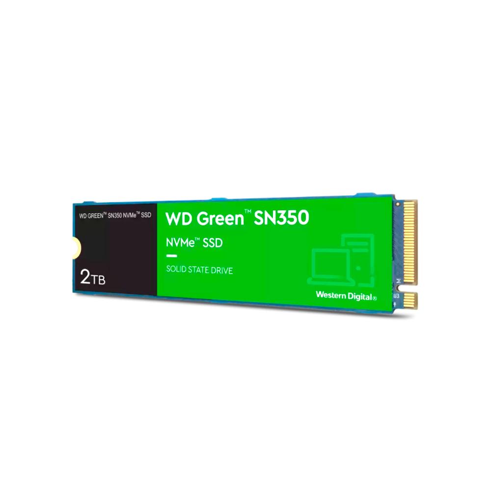 Western Digital Green SN350 2TB NVMe M.2 2280 SSD - Velocidad PCIe Gen3 X4 y alta capacidad