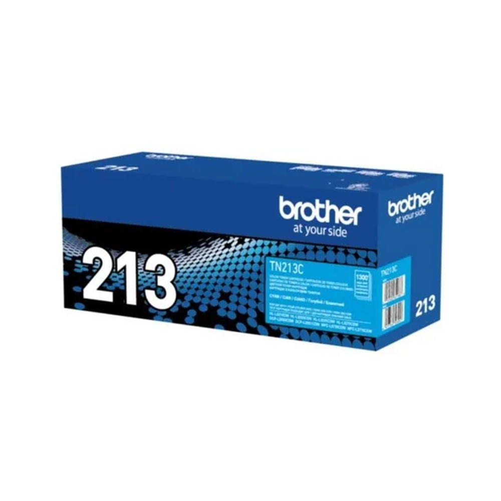 Tóner Brother TN-213C Cyan para impresoras HL-3270CDW, DCP-L3551CDW y MFC-L3750CDW - 1300 páginas