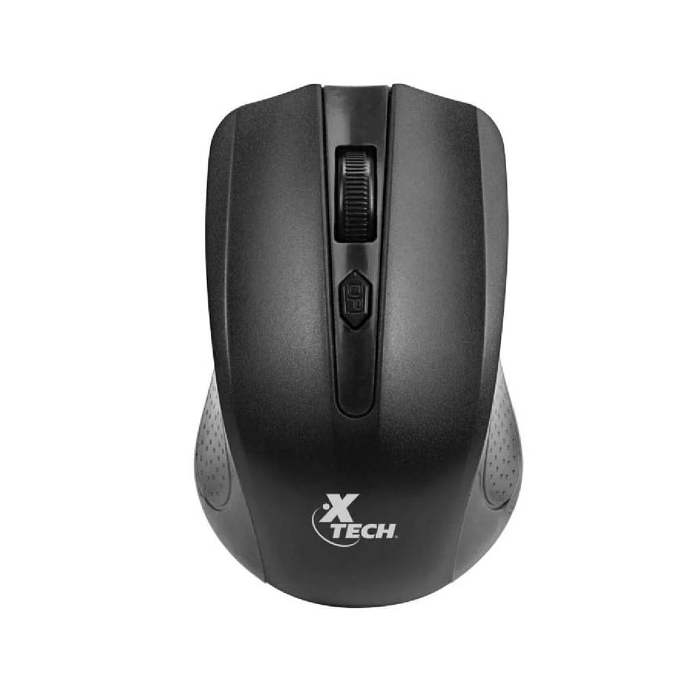 Mouse inalámbrico Xtech XTM-310BK negro, 2.4 GHz, 1600 dpi, ideal para gaming y trabajo inalámbrico
