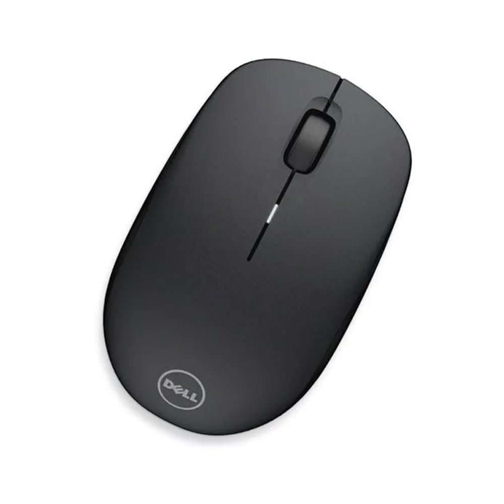 Mouse inalámbrico Dell WM126 óptico negro - 1000 dpi, 3 botones y conexión USB para mayor comodidad