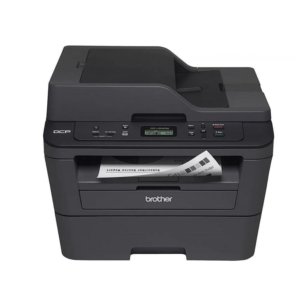 Impresora láser multifunción Brother DCP-L2540DW, inalámbrica, 30 ppm, dúplex, escáner y copiadora