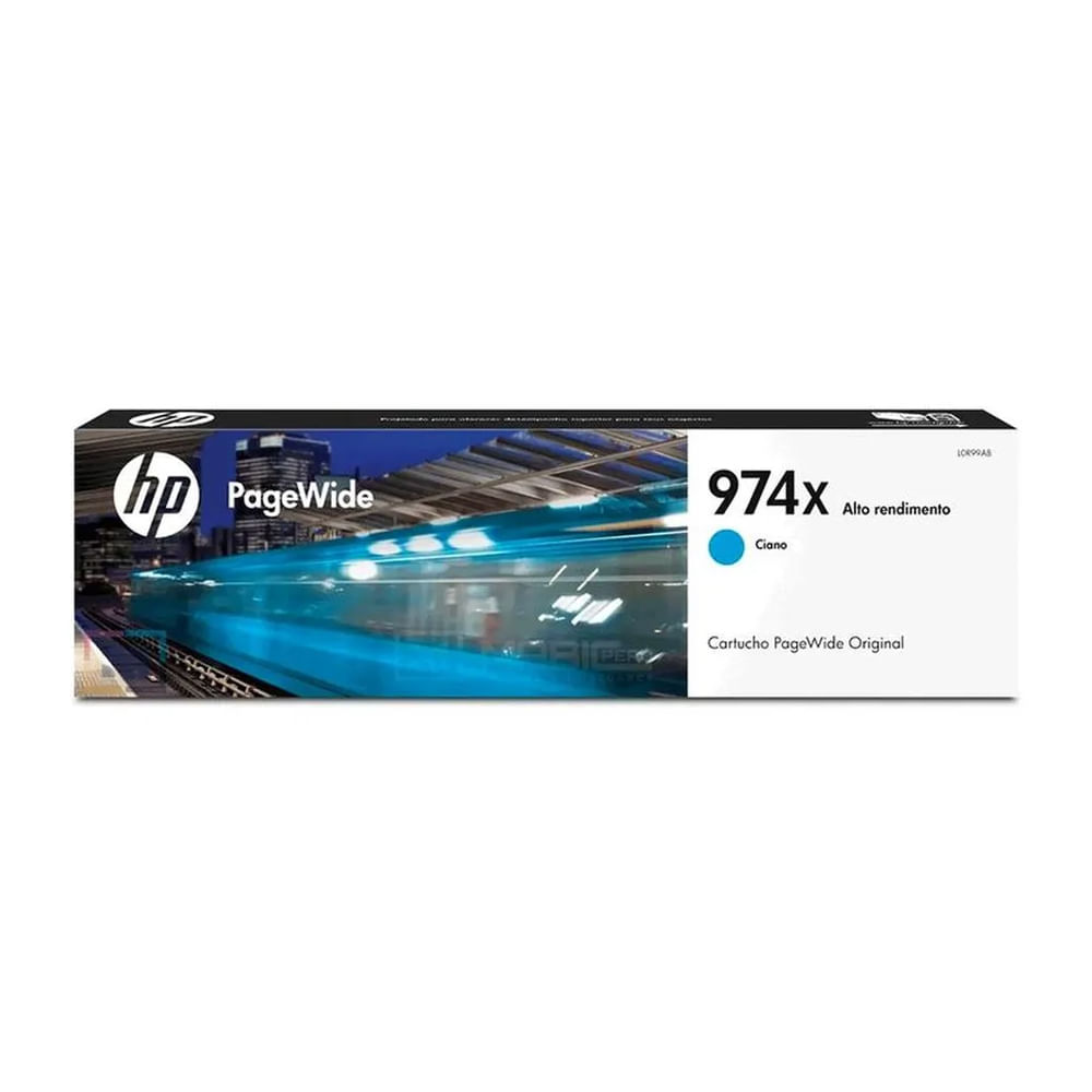 Cartucho de tinta HP 974X en cian - Alta capacidad y calidad para impresiones vibrantes