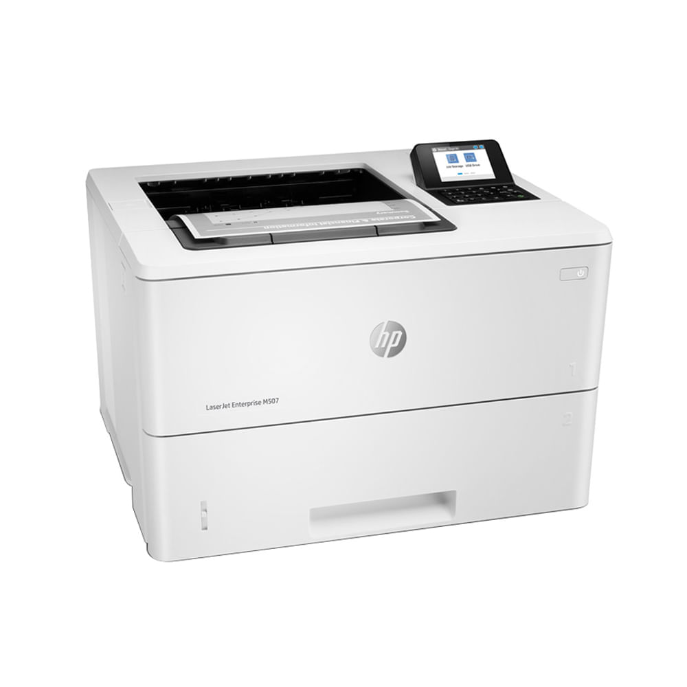 Impresora láser HP LaserJet Enterprise M507dn, monocromo, 45 ppm, impresión dúplex, 650 hojas, Ethe