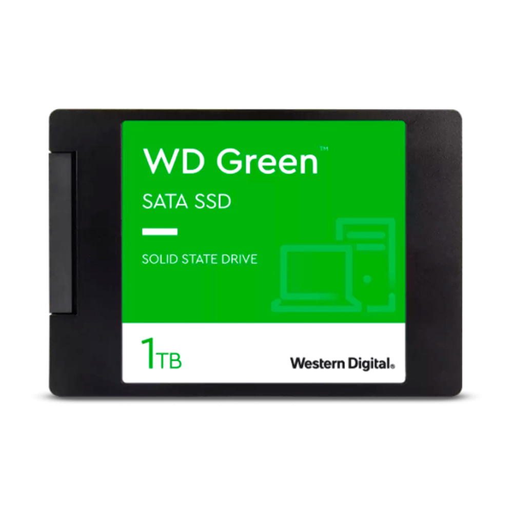 WD Green 1TB SSD Interno 2.5"" SATA 6Gb/s - Almacenamiento Rápido y Eficiente para Tu PC
