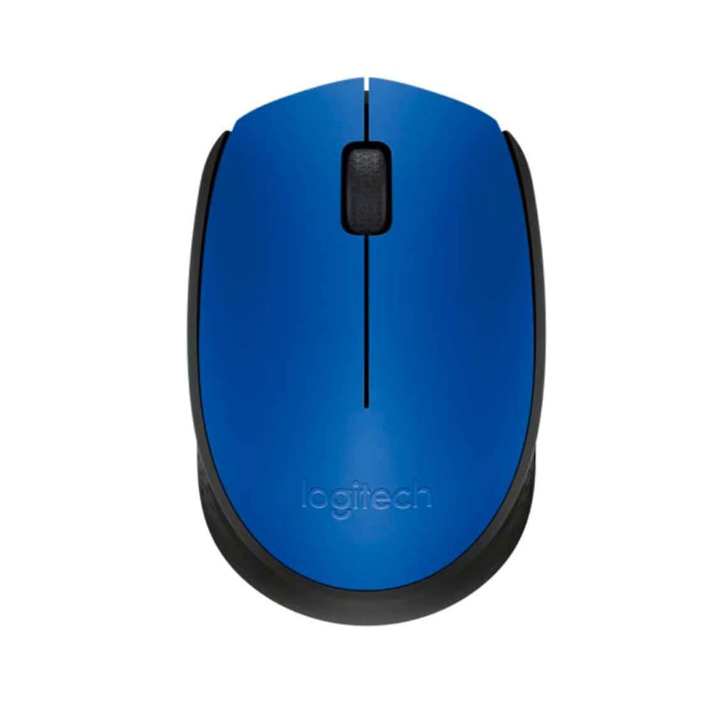 Mouse inalámbrico Logitech M170 azul - Conectividad fiable y diseño ergonómico para comodidad diari