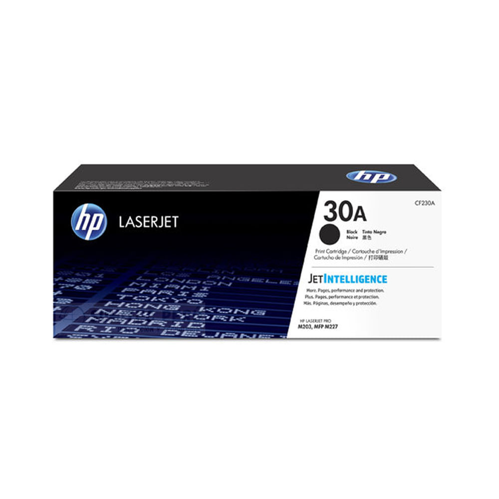 Toner HP 30A Negro Original - Hasta 1600 páginas de impresión de alta calidad