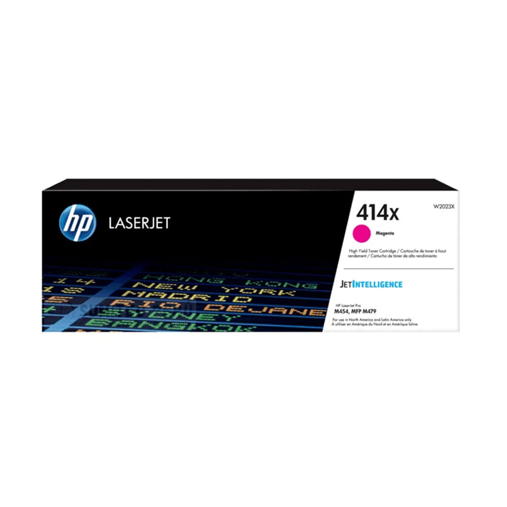 Tóner HP 414X Magenta de alto rendimiento para impresoras LaserJet - Calidad original, largo alcanc