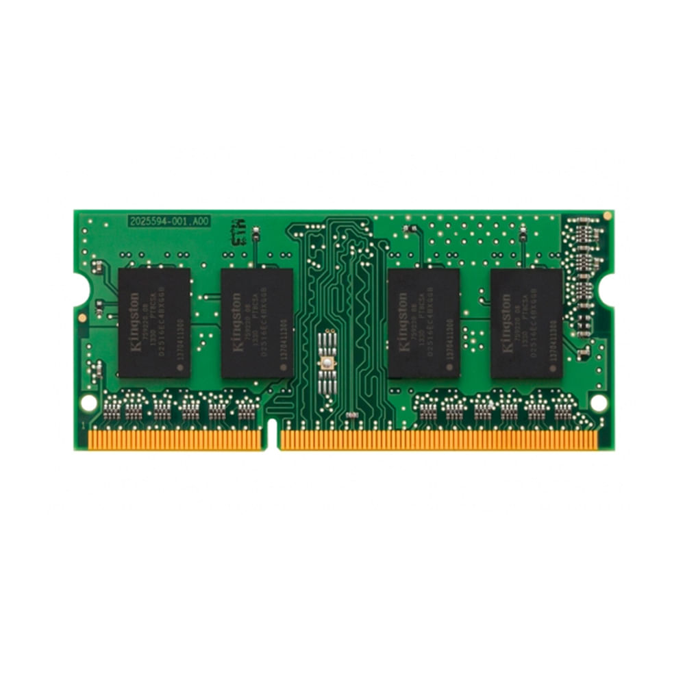 Memoria Kingston 8GB DDR3L SO-DIMM, 1600 MHz CL11, bajo voltaje 1.35V - Ideal para laptops