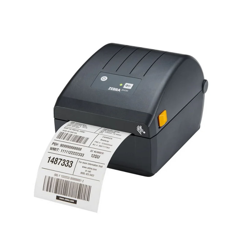 Impresora de etiquetas Zebra ZD220, transferencia térmica, 203 DPI, USB, compatible con alimentació