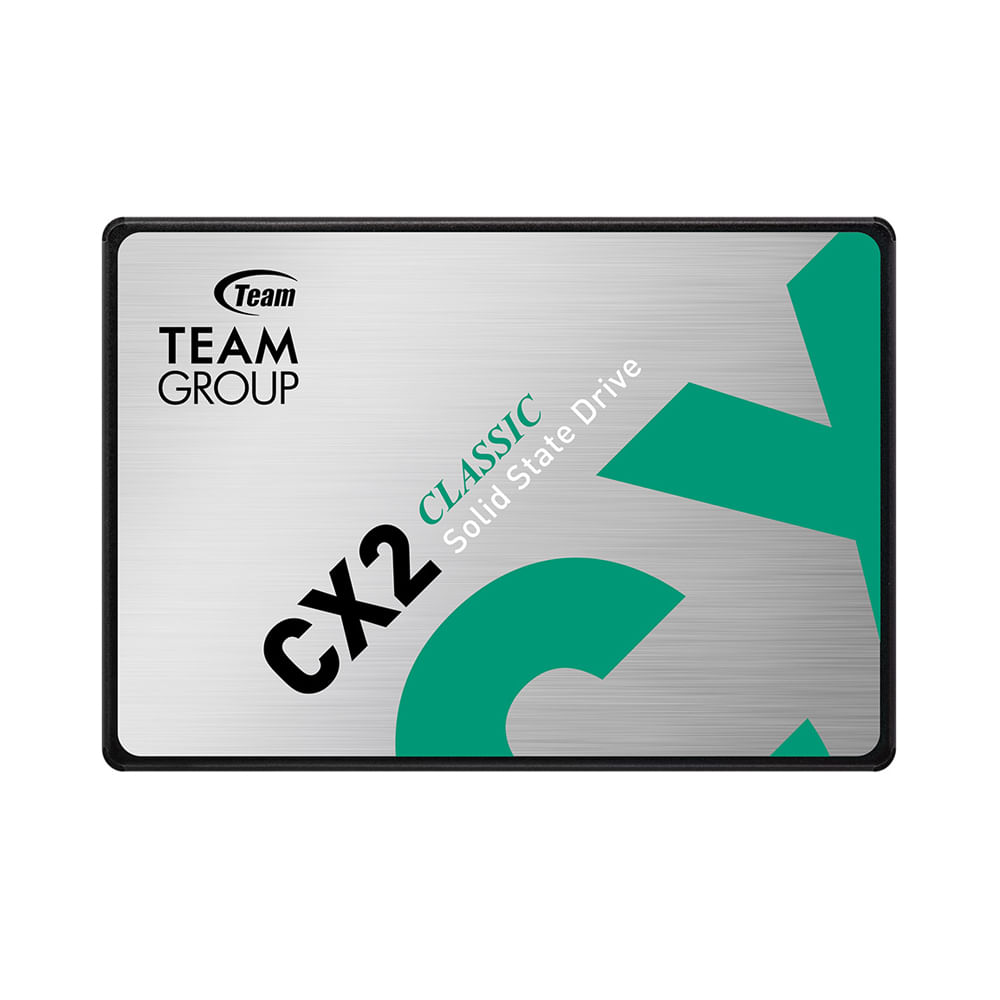 Unidad de Estado Sólido Teamgroup CX2 1TB SSD 2.5” SATA 6Gb/s con ECC, rendimiento superior.