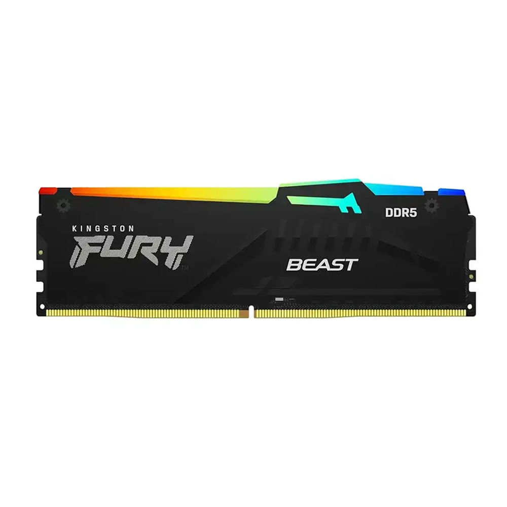 Memoria RAM Kingston Fury Beast 16GB DDR5 5600MHz CL40 RGB para Gaming - Alta Velocidad y Rendimien