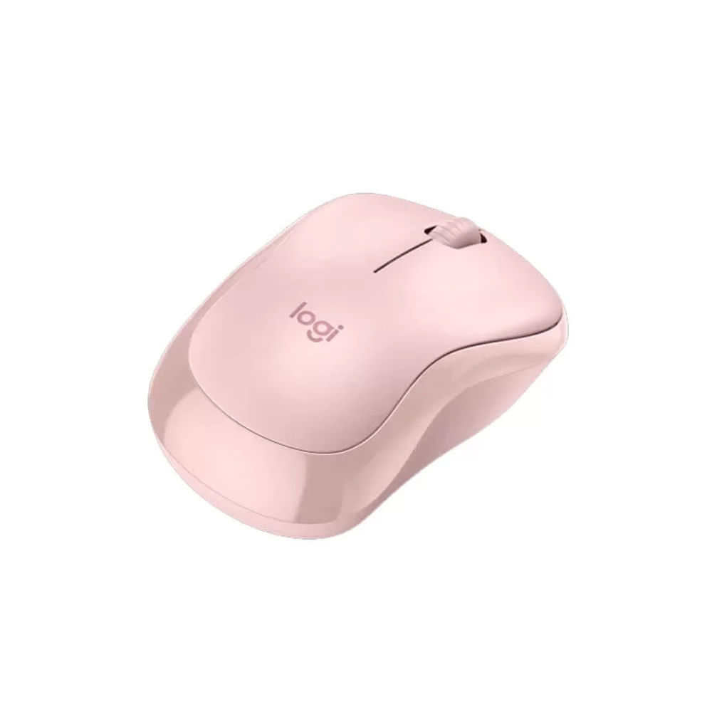 Mouse Logitech M240 Silent Wireless BT Rosa - Conexión Bluetooth y diseño silencioso para comodidad