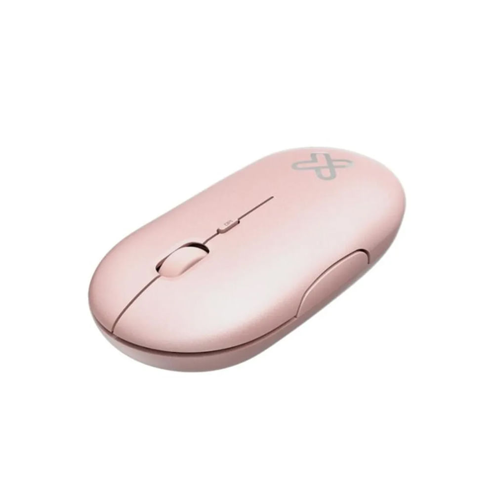 Mouse inalámbrico Klip Xtreme rosa ultradelgado 2.4 GHz - diseño elegante y compacto para comodidad