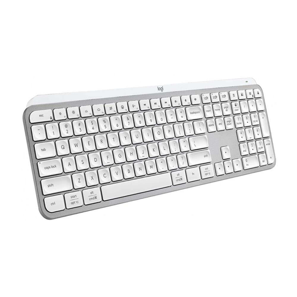 Teclado Logitech Slim Silent K950 Inalámbrico Bluetooth Blanco - Teclado Silencioso y Elegante