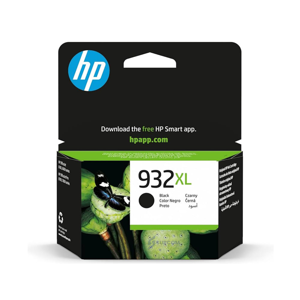 Cartucho de tinta HP 932XL negro de alto rendimiento - Original para impresoras de calidad