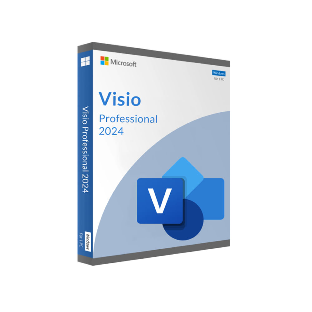 Microsoft Visio Professional 2024 - Licencia Original Multilenguaje para Gráficos y Diagramas