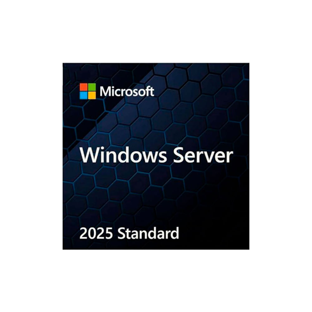 Licencia Microsoft Windows Server 2025 Standard 64-bit - Acceso por DVD-ROM para PC