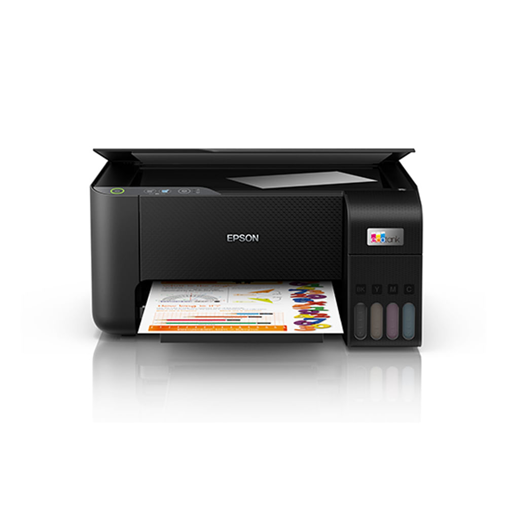 Impresora multifuncional Epson EcoTank L3210, chorro de tinta a color, A4/Legal, conexión eficiente