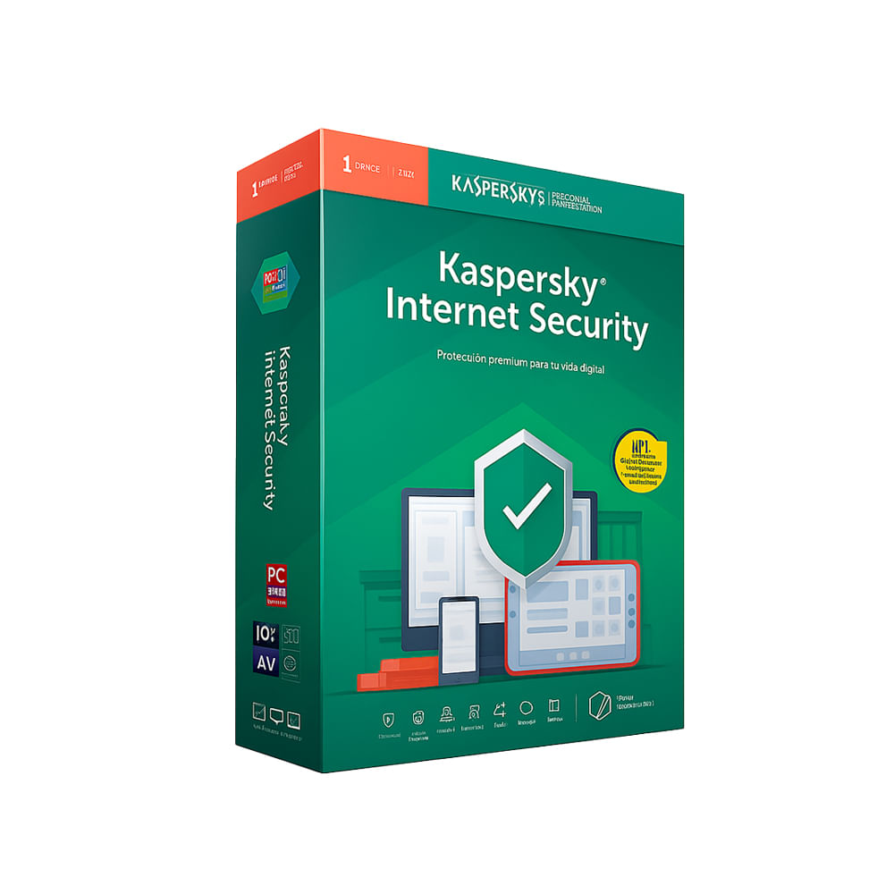 Kaspersky Internet Security 2023 - Protección Total Online, Licencia para 1 Dispositivo, Versión Di