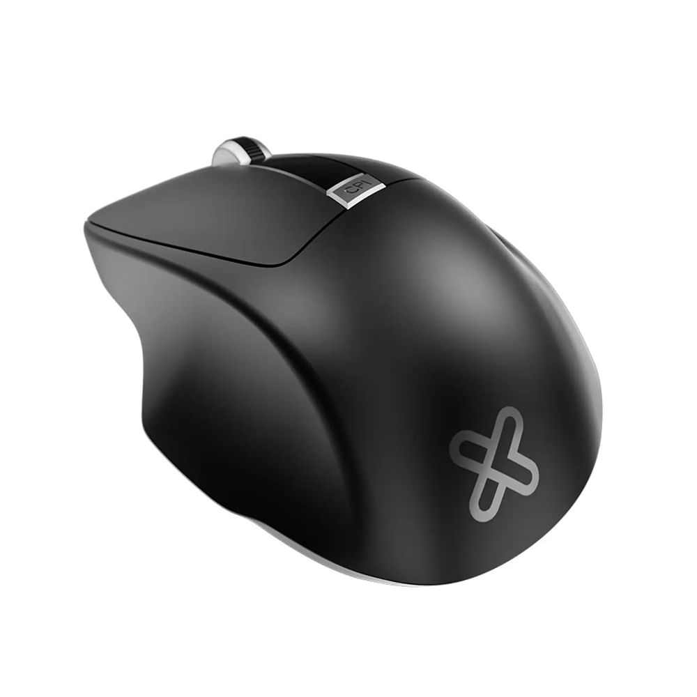Mouse inalámbrico Klip Xtreme negro ergonómico 2.4 GHz con nano dongle para máxima comodidad