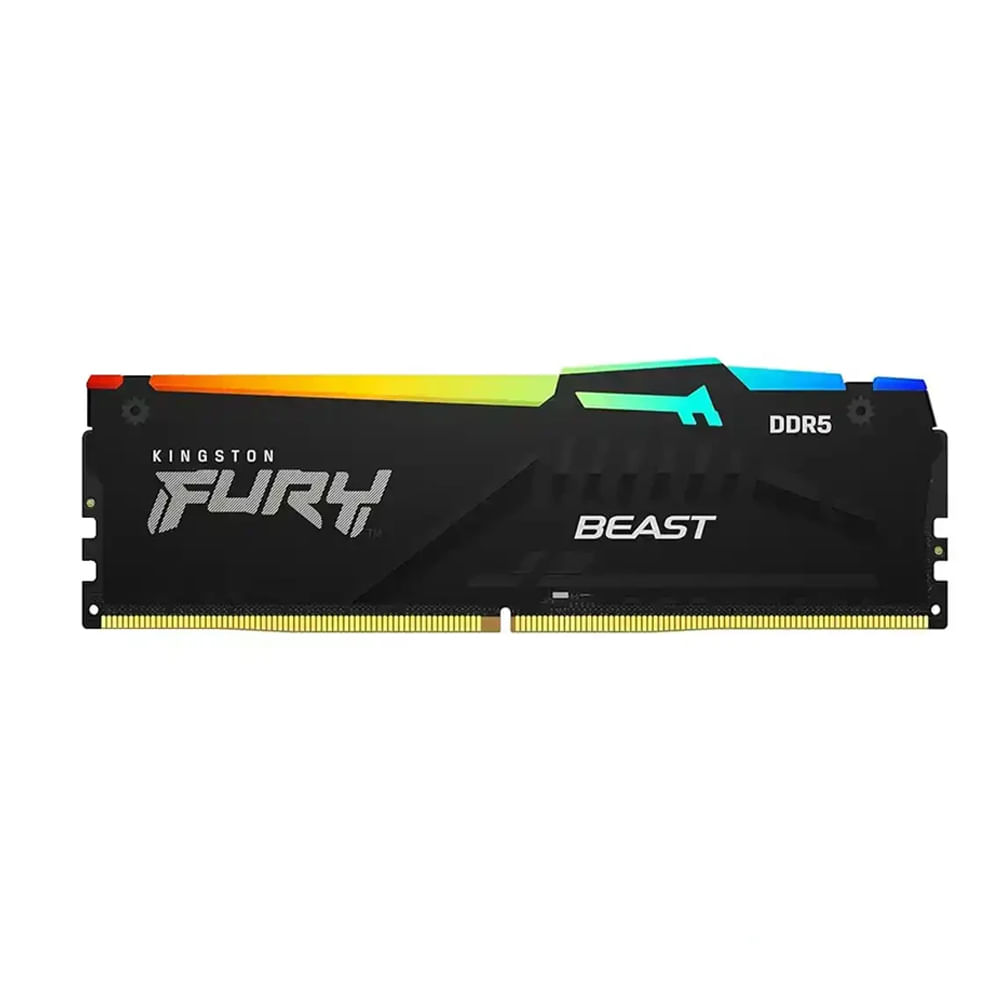 Memoria RAM Kingston Fury Beast 16GB DDR5 6000MHz RGB - Alto rendimiento y velocidad para gaming