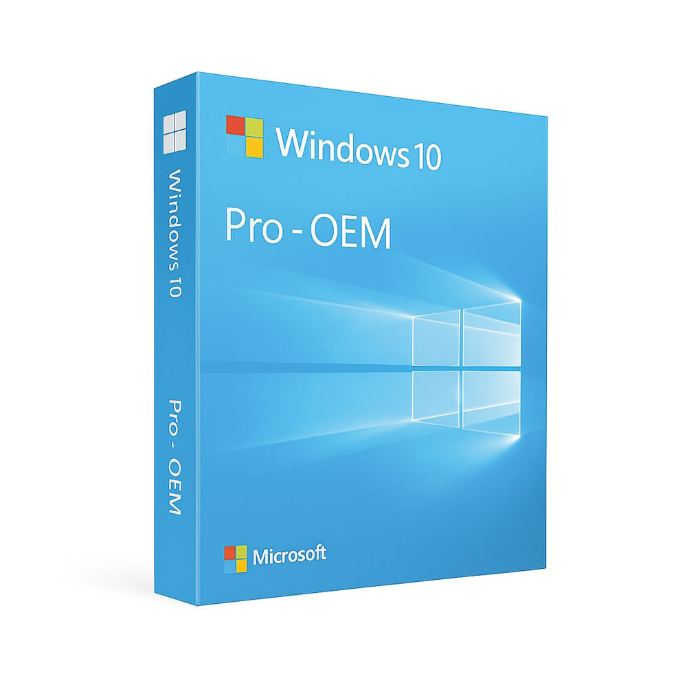 Windows 10 Pro OEM para Microsoft - Versión 32/64 Bit, rendimiento optimizado y compatibilidad tota