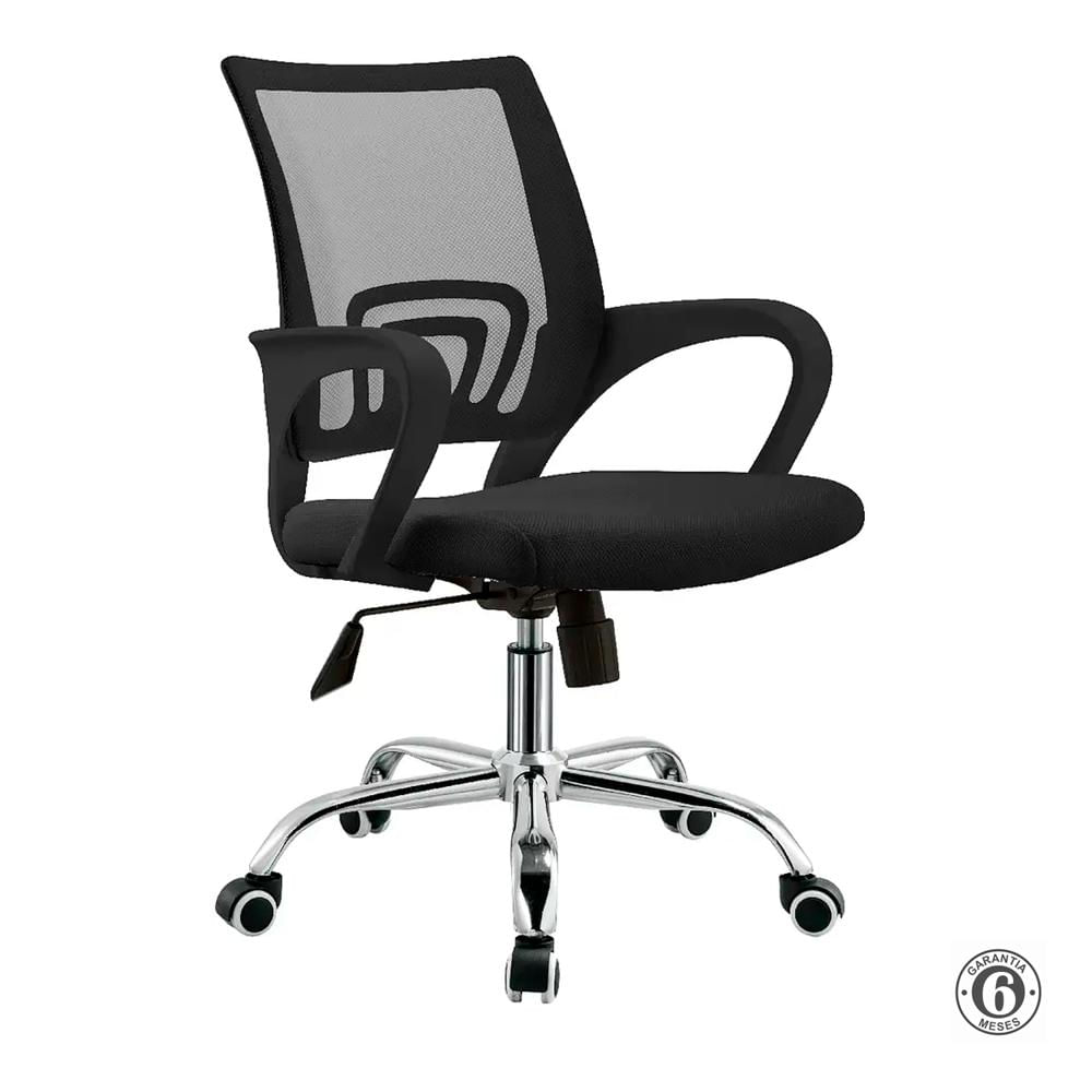 Silla Ergonómica Atlantis Hm Negro Althea Confort